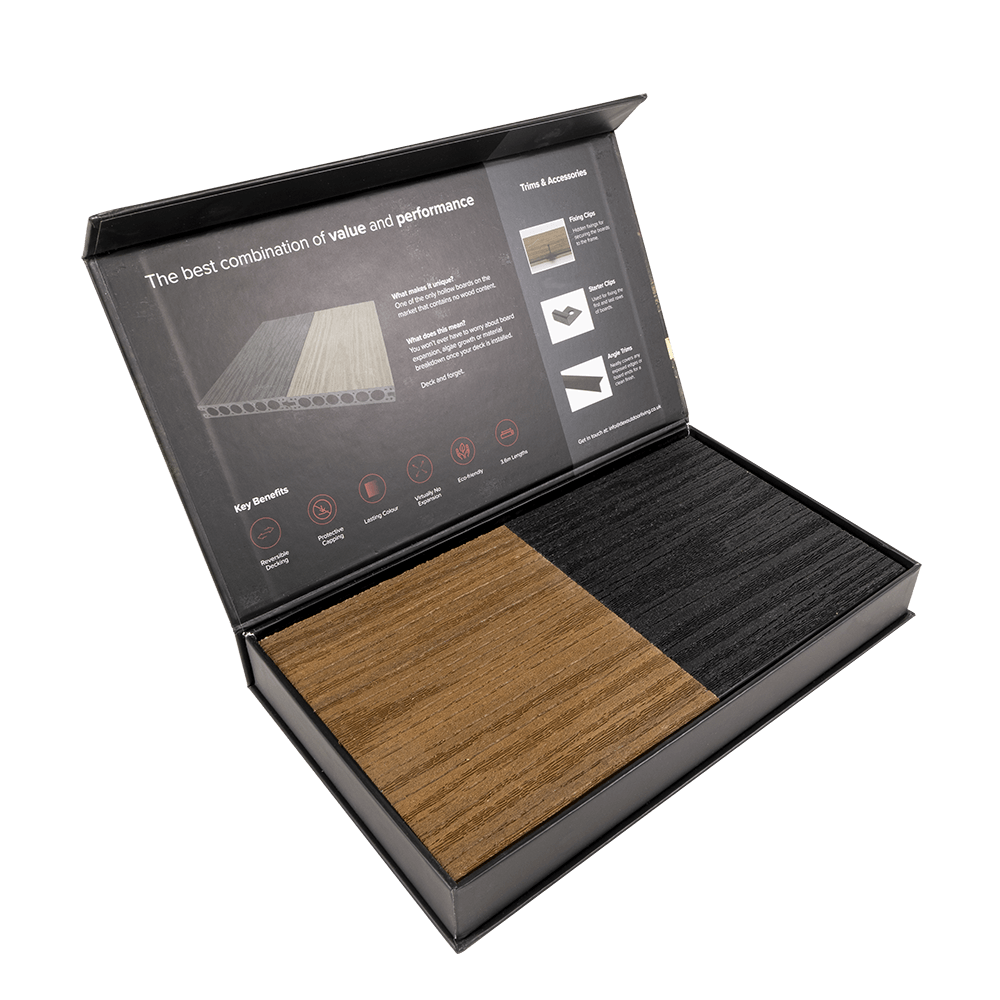 deX Premium Decking Sample Pack – 4 Colours 2 boards Presentation Set Image